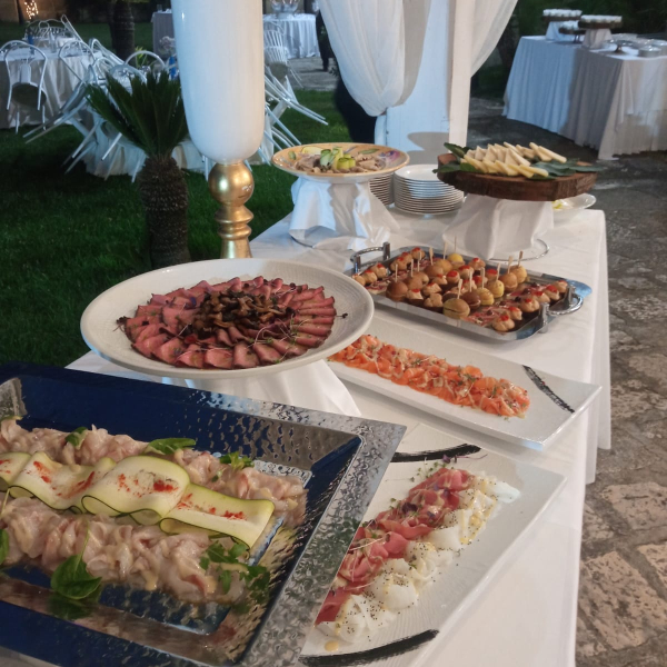 Buffet in giardino