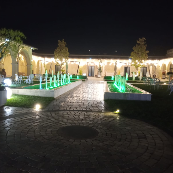 Il porticato di notte